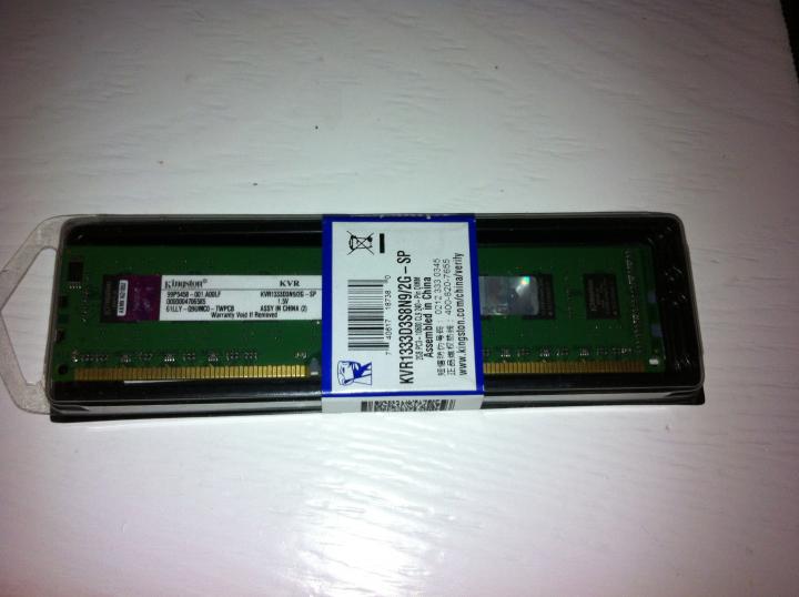 金士顿DDR3 1333 2G内存