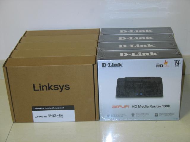 友讯D-LINK DIR-657，思科EA450路由器