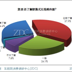 2013年中国便携无线路由器用户调查报告