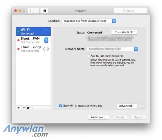 教你如何自行修复Yosemite的WiFi问题